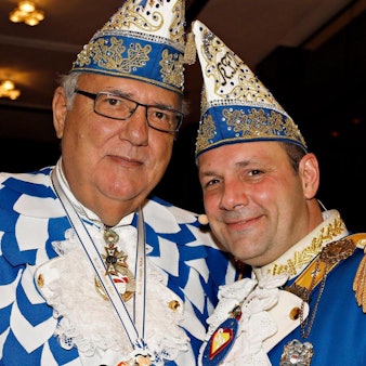 Peter Griesemann mit Sohn Björn im Jahr 2019