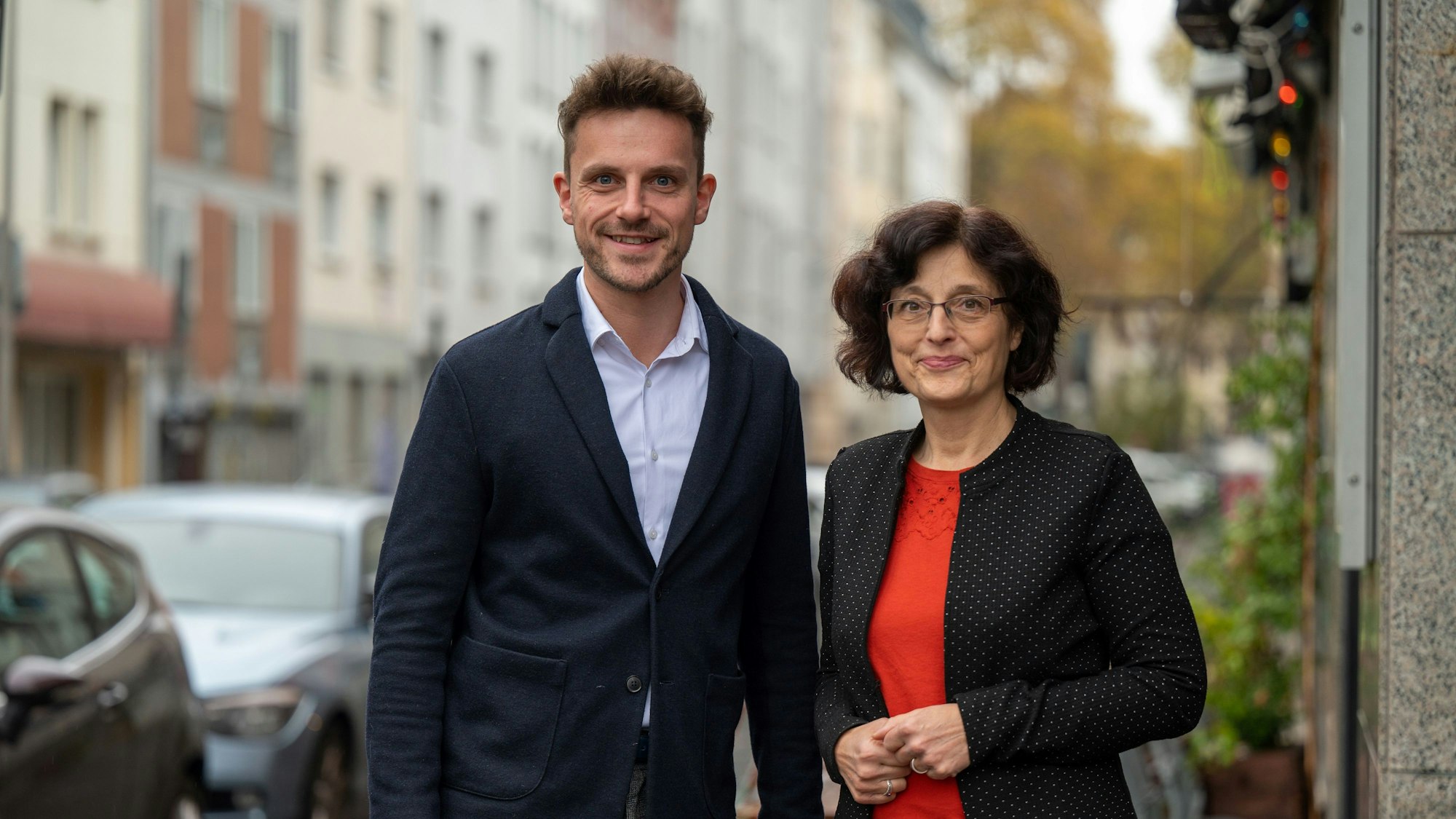 Florian Schuster und Claudia Walther führen als Doppelspitze die Kölner SPD. Foto: Uwe Weiser
