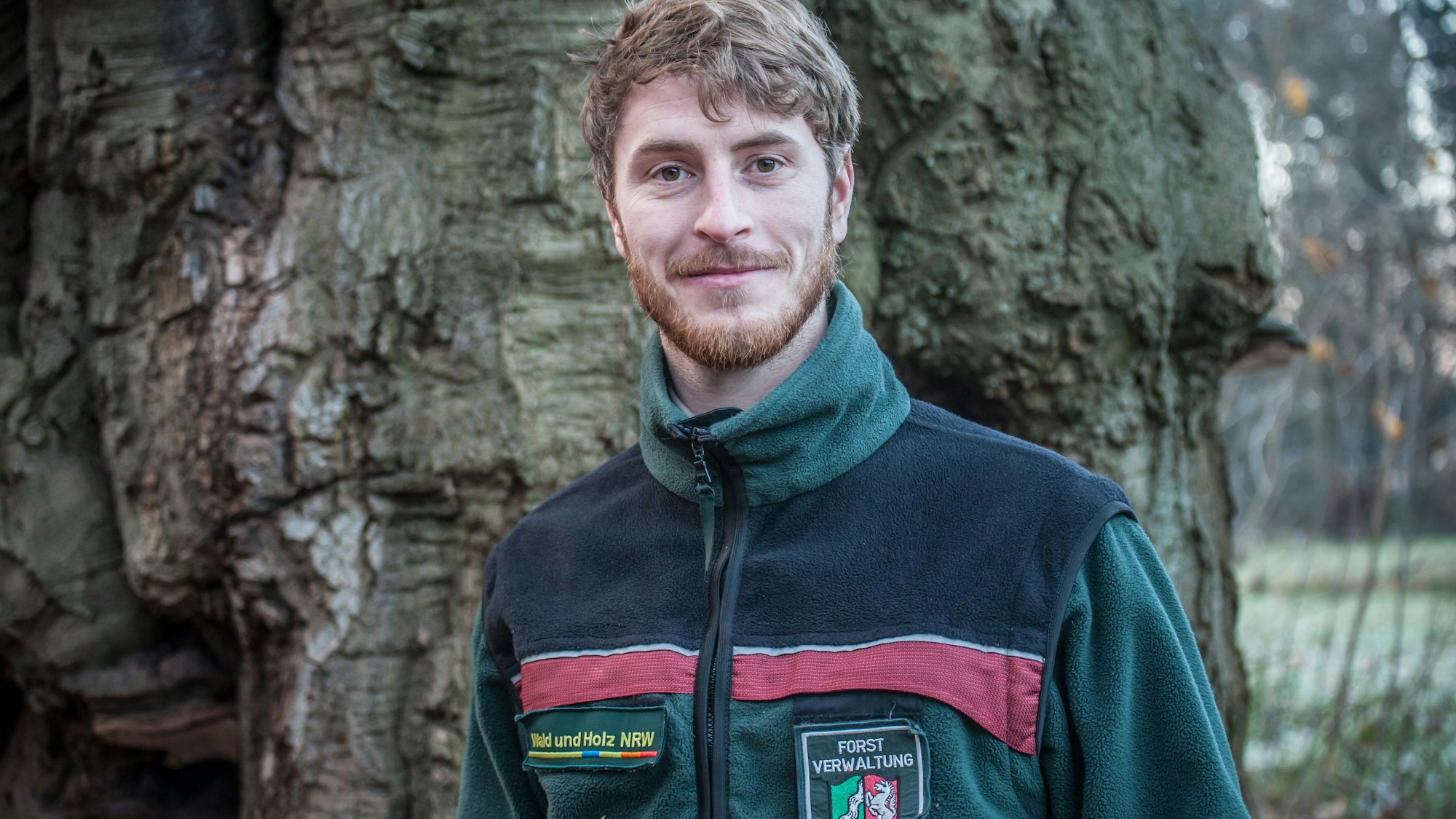 Neuer Förster, nachfolger Zimmermanns. Im Schlosspark Morsbroich, dessen Rand zu den Waldgebieten Leverkusens zählt. Foto: Ralf Krieger