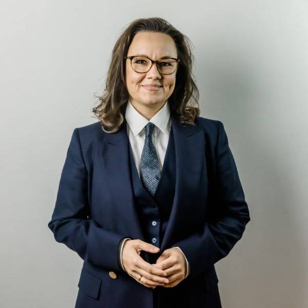 Michelle Müntefering bei einem Foto-Shooting.