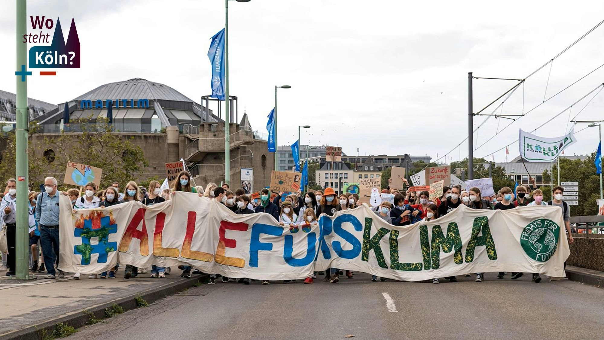 Mit ca. 25.000 Teilnehmern fand am 24. September der Globale Klimastreik in Köln statt.