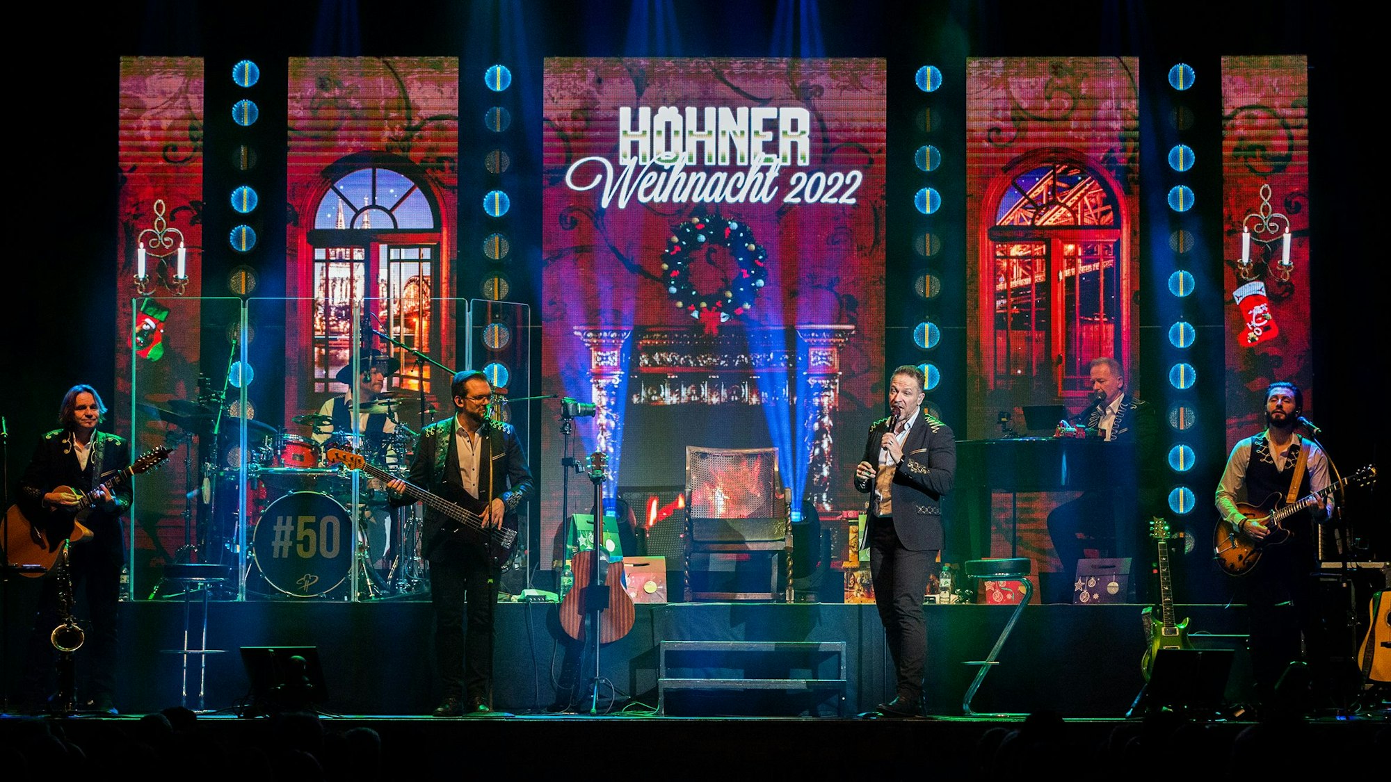Konzert Höhner Weihnacht 2022 im großen Saal des Kölner Maritim Hotels.