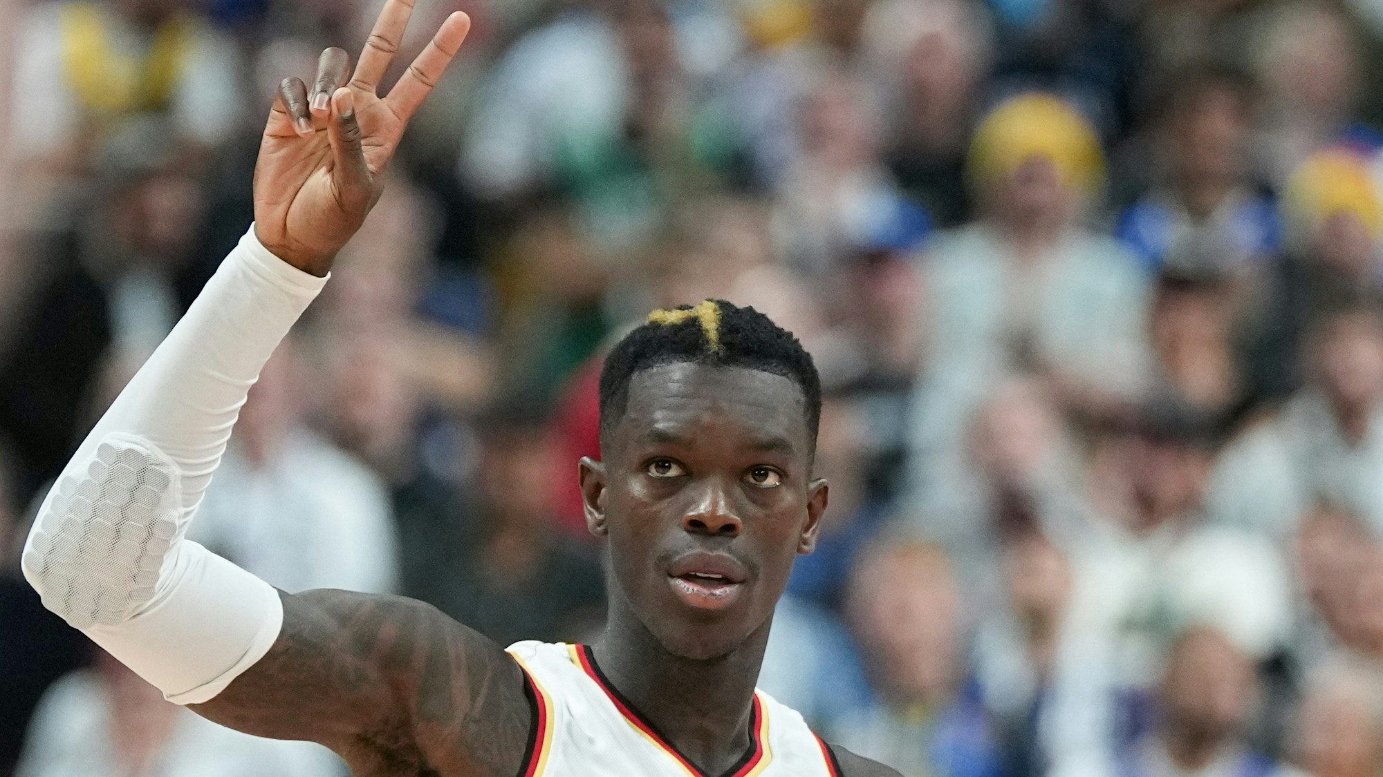 Dennis Schröder im September 2022 beim Spiel gegen Polen