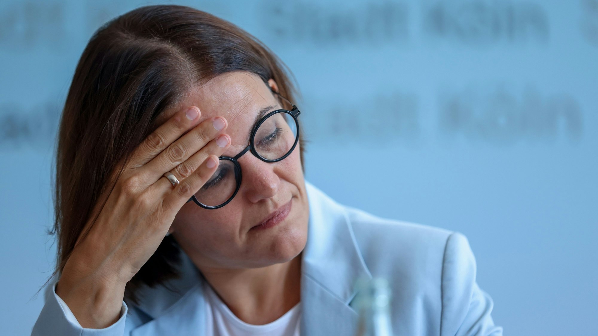 Stadtkämmerin Dörte Diemert im Historischen Rathaus in Köln.