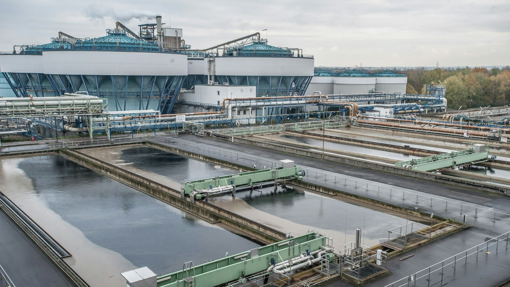 Die Gemeinschaftskläranlage von Currenta und Wupperverband