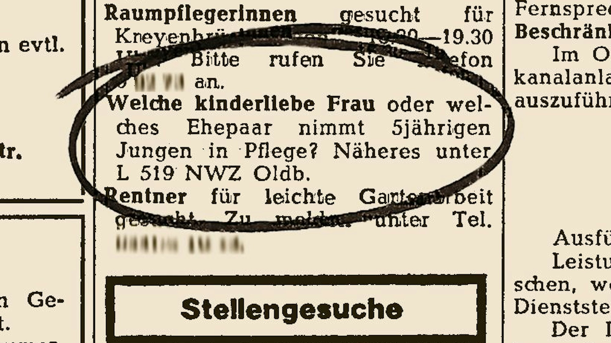 Anzeigenteil der Nordwest-Zeitung, 31. Juli 1973