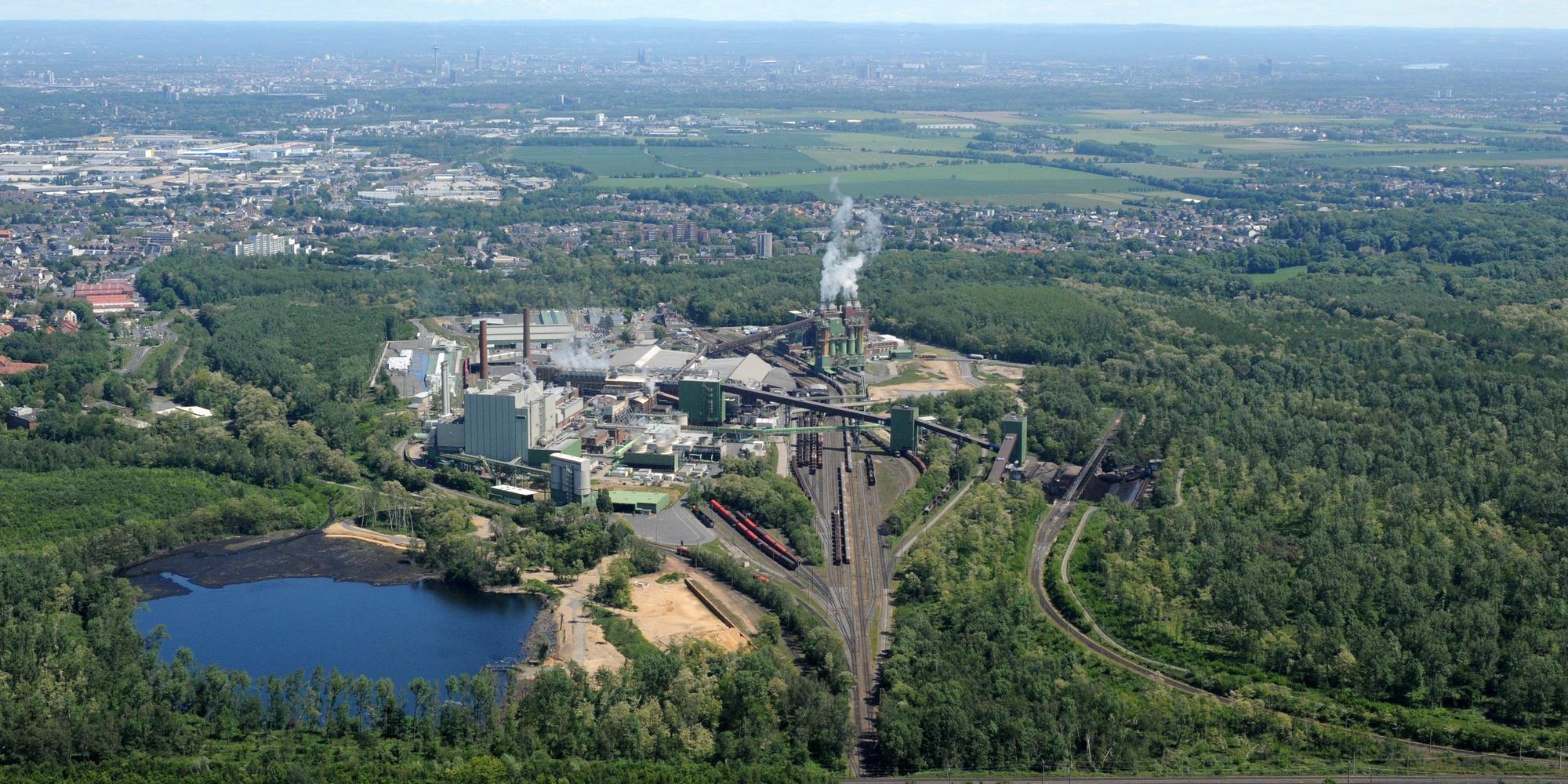 Das Gelände der stillgelegten Brikettfabrik Wachtberg in Frechen.