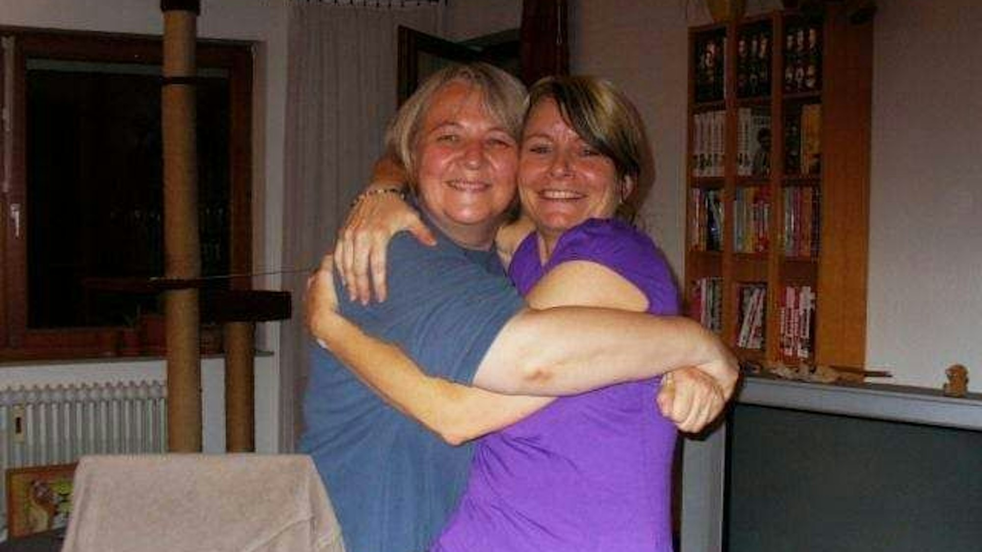 Heike Berger mit ihrer Freundin Lydia Rinas