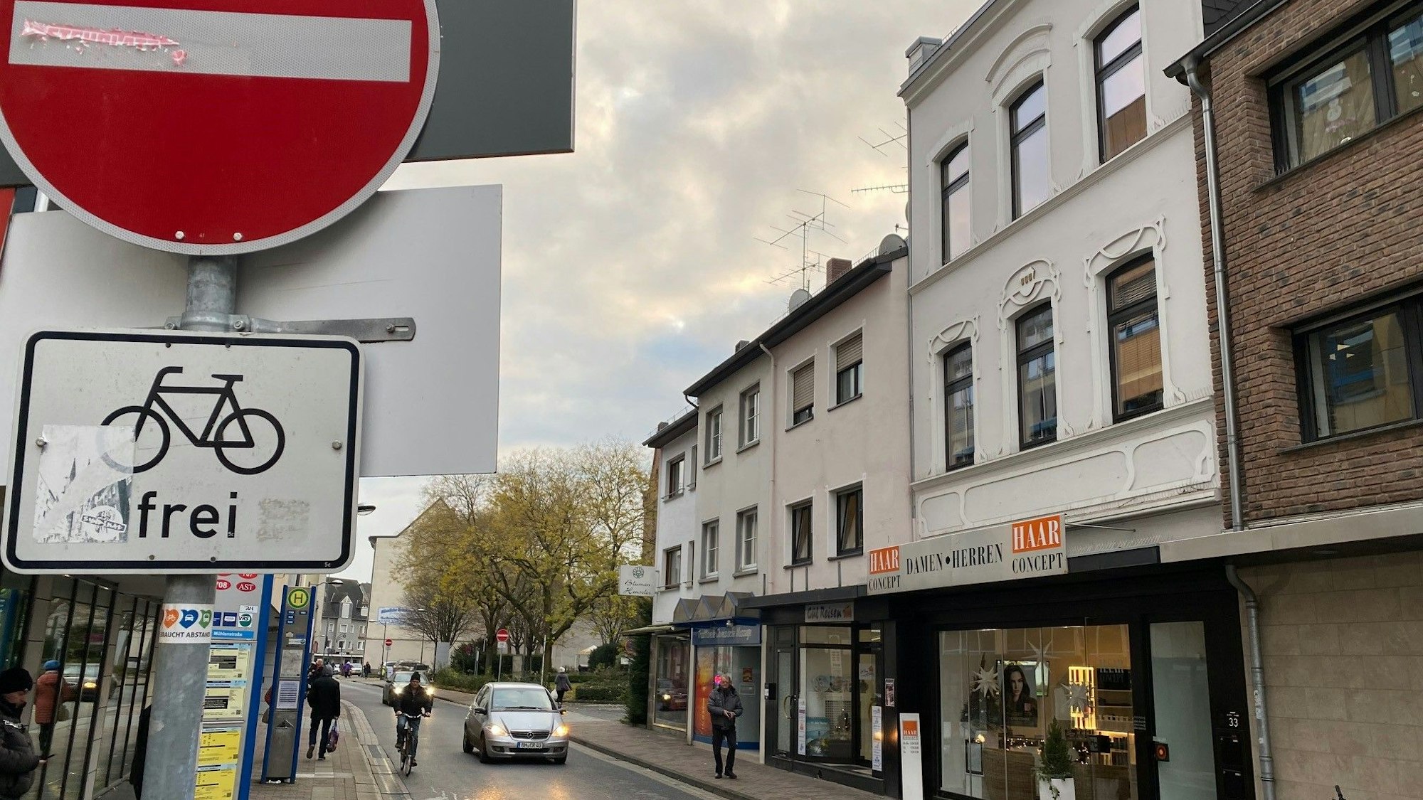 Die Brühler Mühlenstraße.