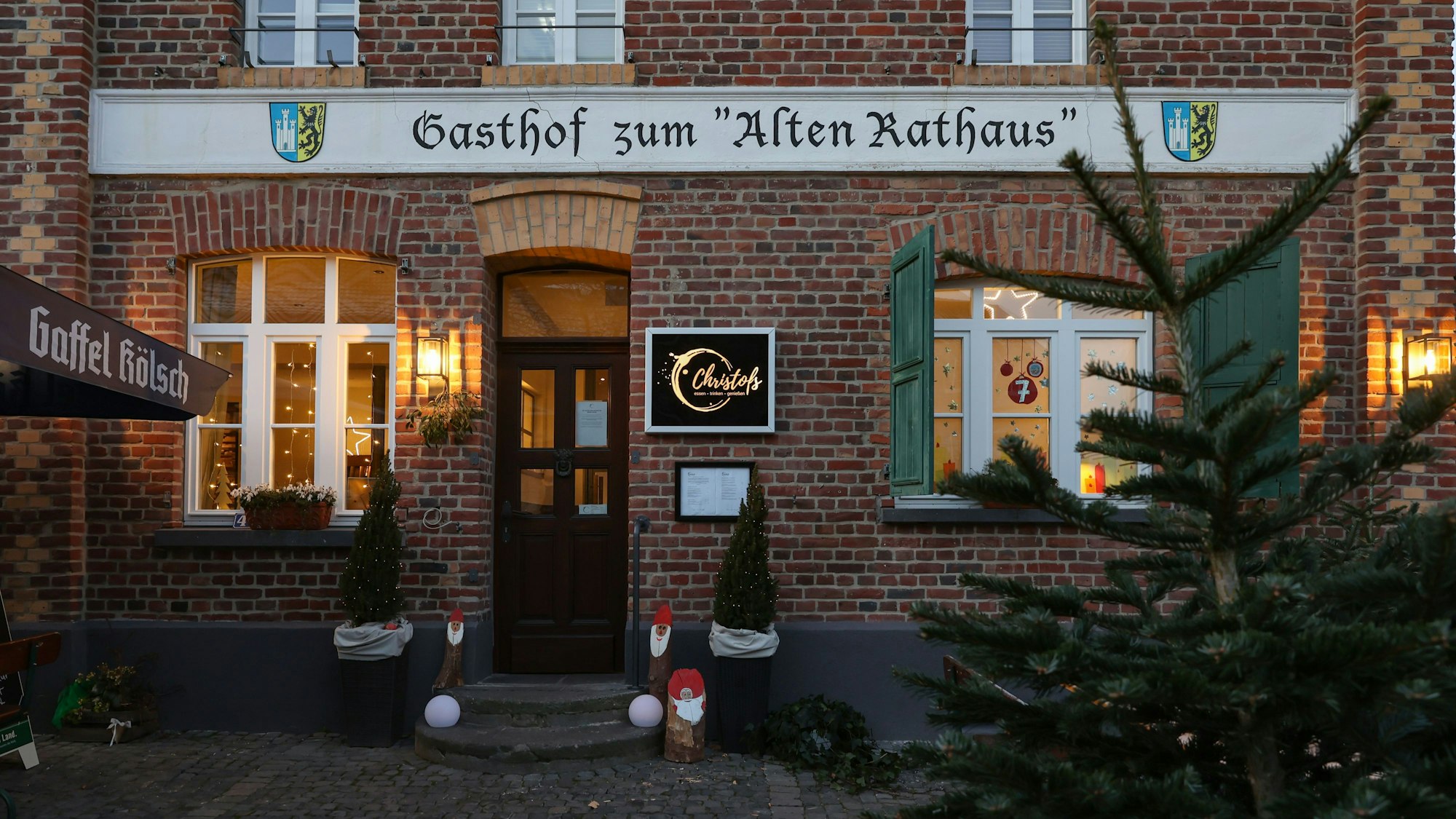Der Eingang von Christofs Restaurant