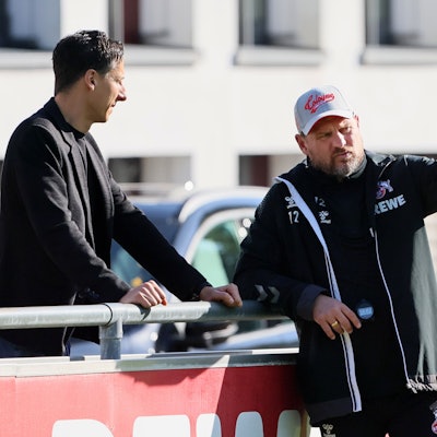 Steffen Baumgart und Sportchef Christian Keller haben den Kader geplant, mit dem der Trainer nun den Rest der Saison bestreiten muss.