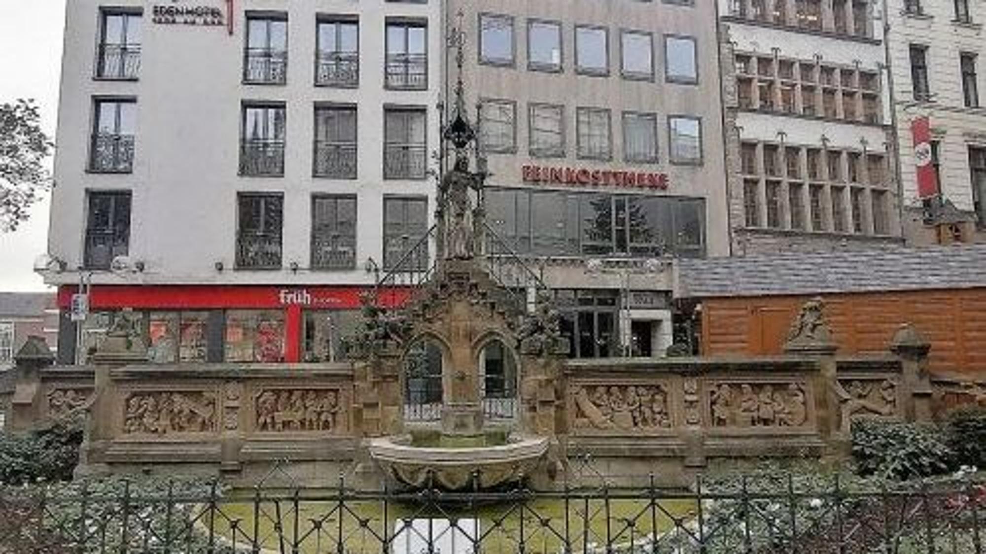 Ein aktuelles Foto des Heinzelmännchenbrunnens.