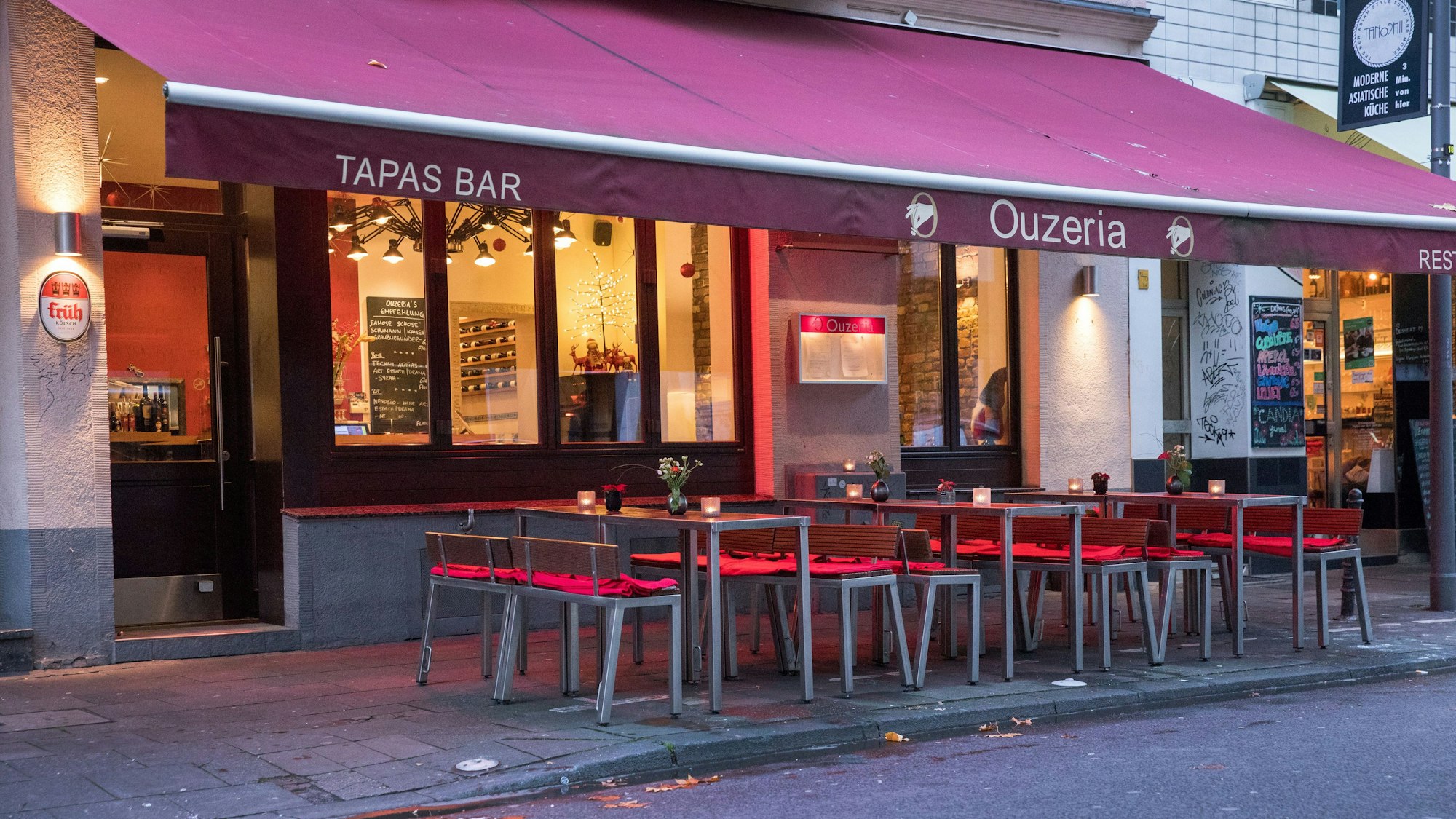 Die Ouzeria im Belgischen Viertel.