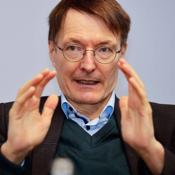 SPD-Politiker Karl Lauterbach (Bundesgesundheitsminister) in der Redaktion des „Kölner Stadt-Anzeiger“.