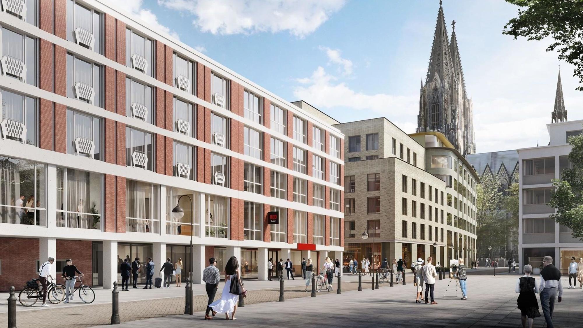 So sah eine erste Visualisierung des mittlerweile insolventen Entwicklers Gerchgroup für das Senats-Hotel aus.