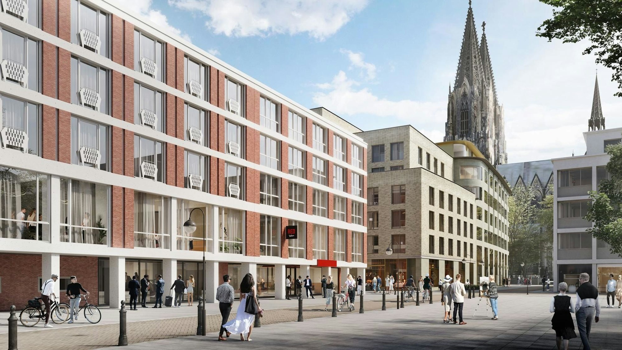 So sah eine erste Visualisierung des mittlerweile insolventen Entwicklers Gerchgroup für das Senats-Hotel aus.