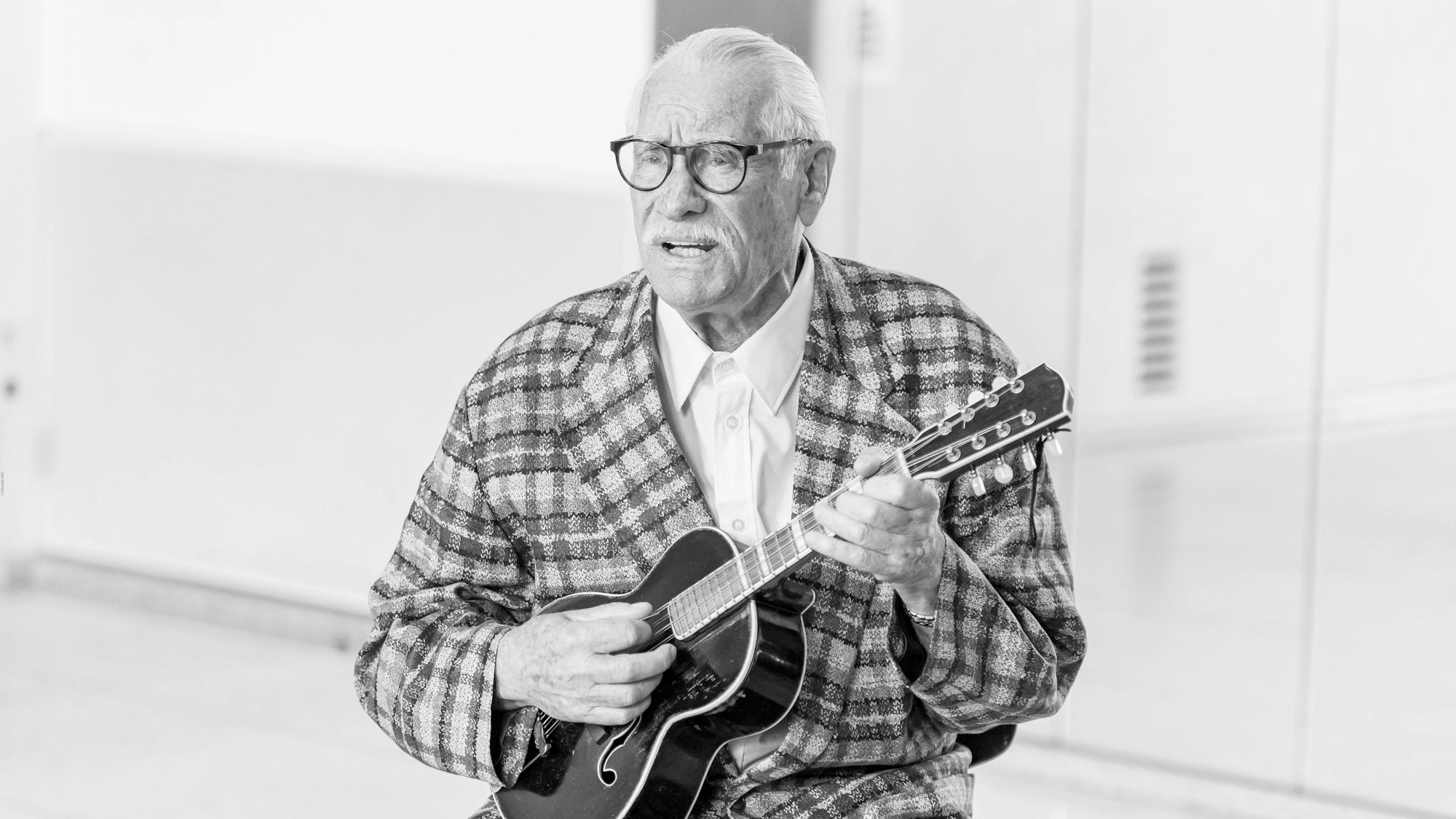 Hans Süper an der Flitsch.