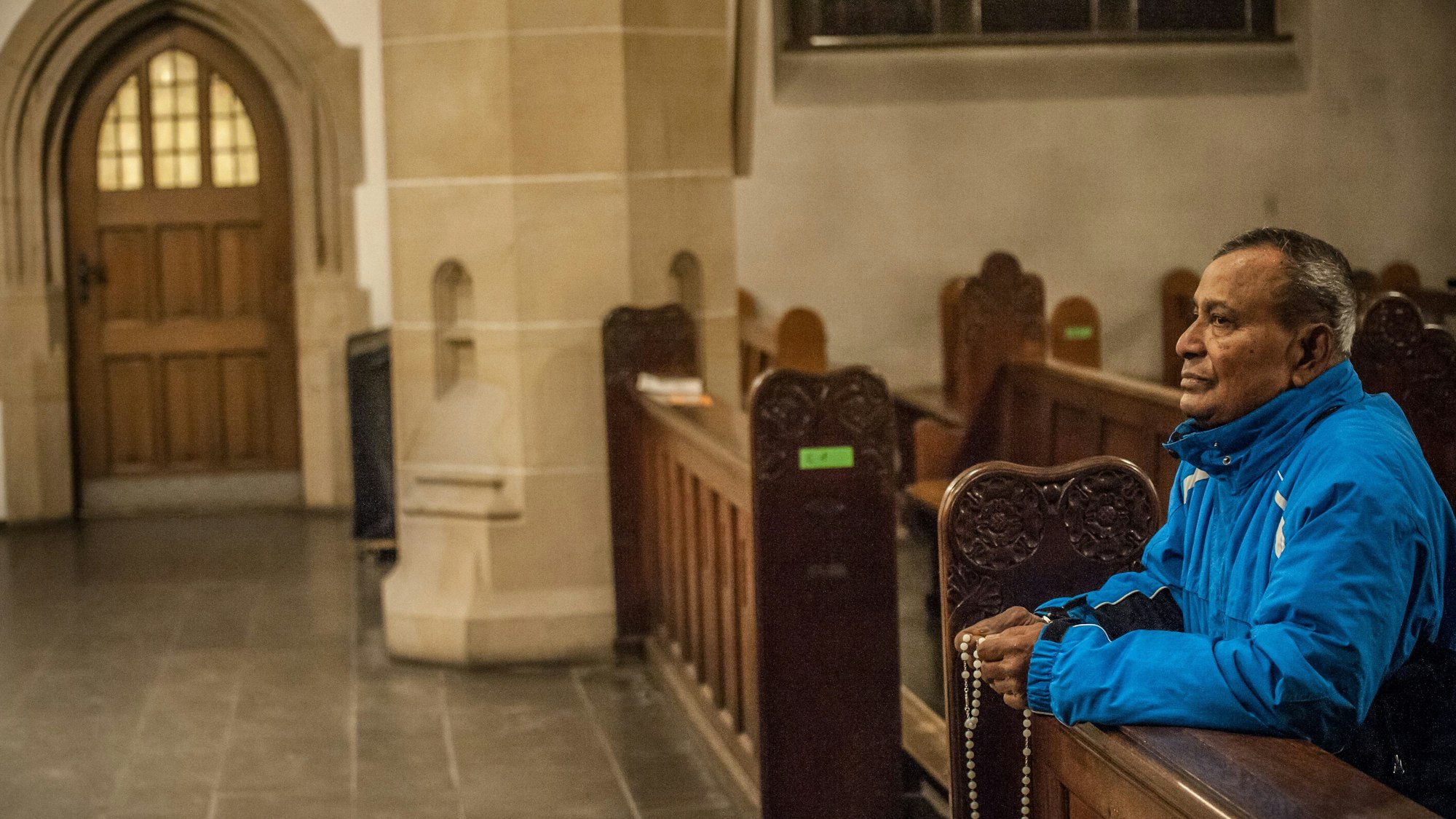 GottesdiensthelferHieronimus Emilian.In sankt Joseph Manfort, Josefstraße (!). Foto: Ralf Krieger