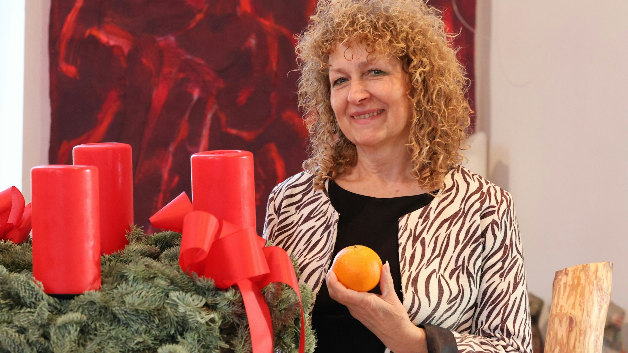 Ludmila Hein stammt aus Kasachstan. In Kindheitstagen war eine Orange etwas ganz Besonderes für sie.