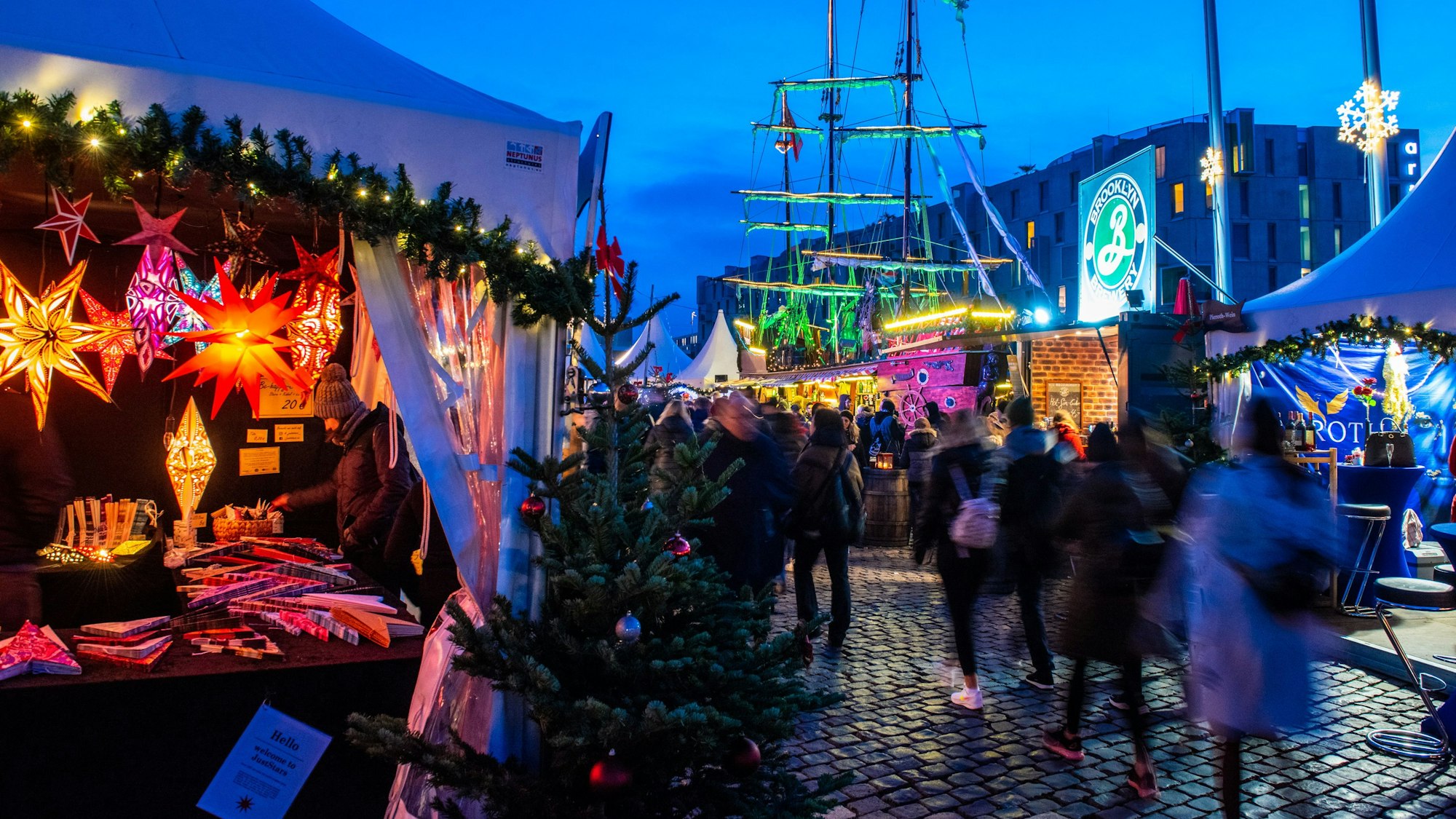 Hafen-Weihnachtsmarkt Schokoladenmuseum Köln
