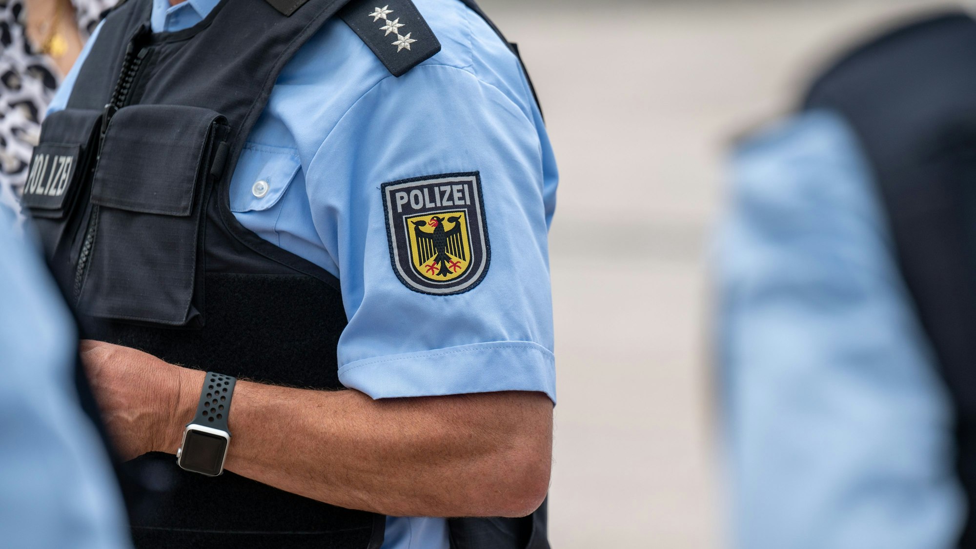 Das Emblem der Bundespolizei trägt das Bild des Bundesadlers.