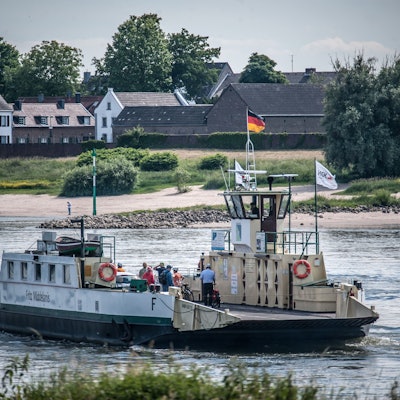 Die Fritz Middelanis auf Fahrt nach Langel. (Archivbild)