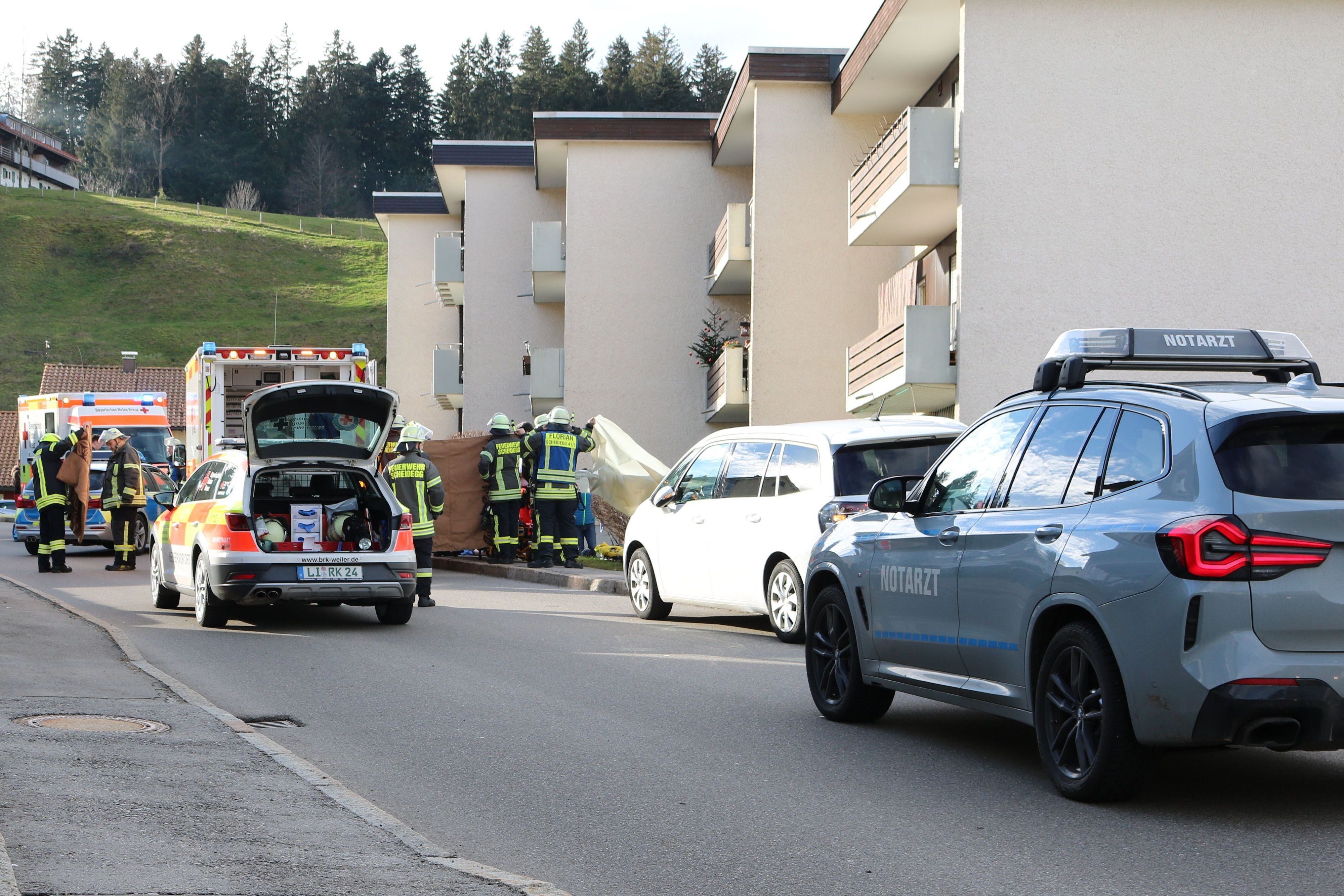 Unfall in Scheidegg (Landkreis Lindau)
