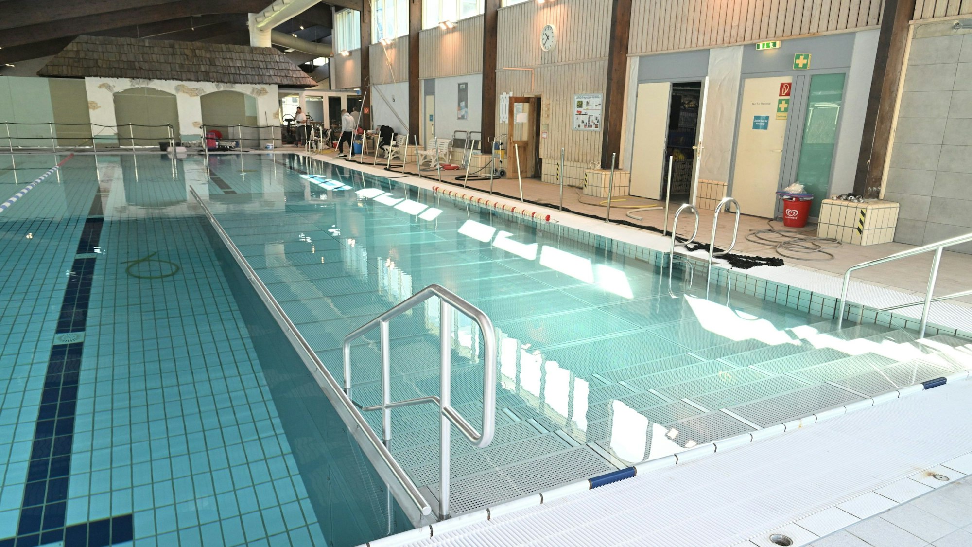 Das Splash-Bad in Kürten ohne Gäste.