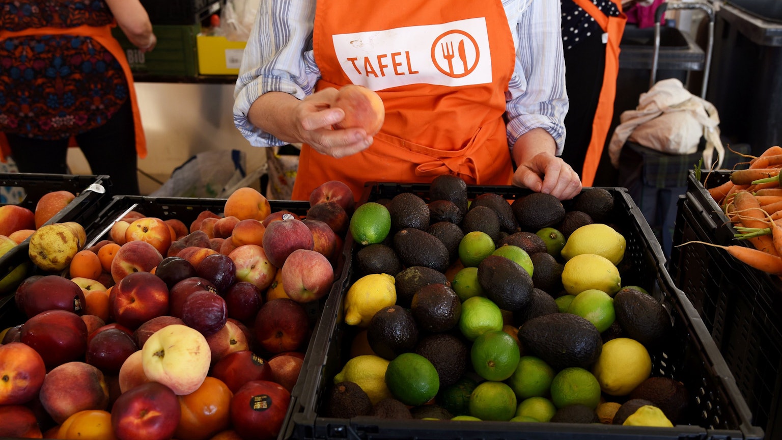 29.06.2022, Köln: Die Kölner Tafel e.V. in Neubrück, welche Auswirkungen haben hohe Energie- und Lebensmittelpreise auf den Zulauf.
Foto: Csaba Peter Rakoczy