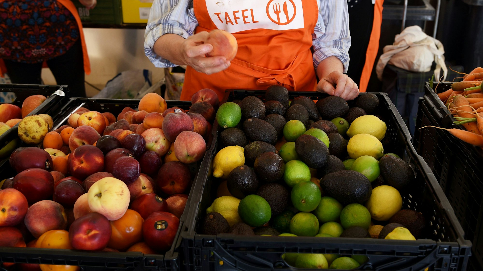 29.06.2022, Köln: Die Kölner Tafel e.V. in Neubrück, welche Auswirkungen haben hohe Energie- und Lebensmittelpreise auf den Zulauf.
Foto: Csaba Peter Rakoczy