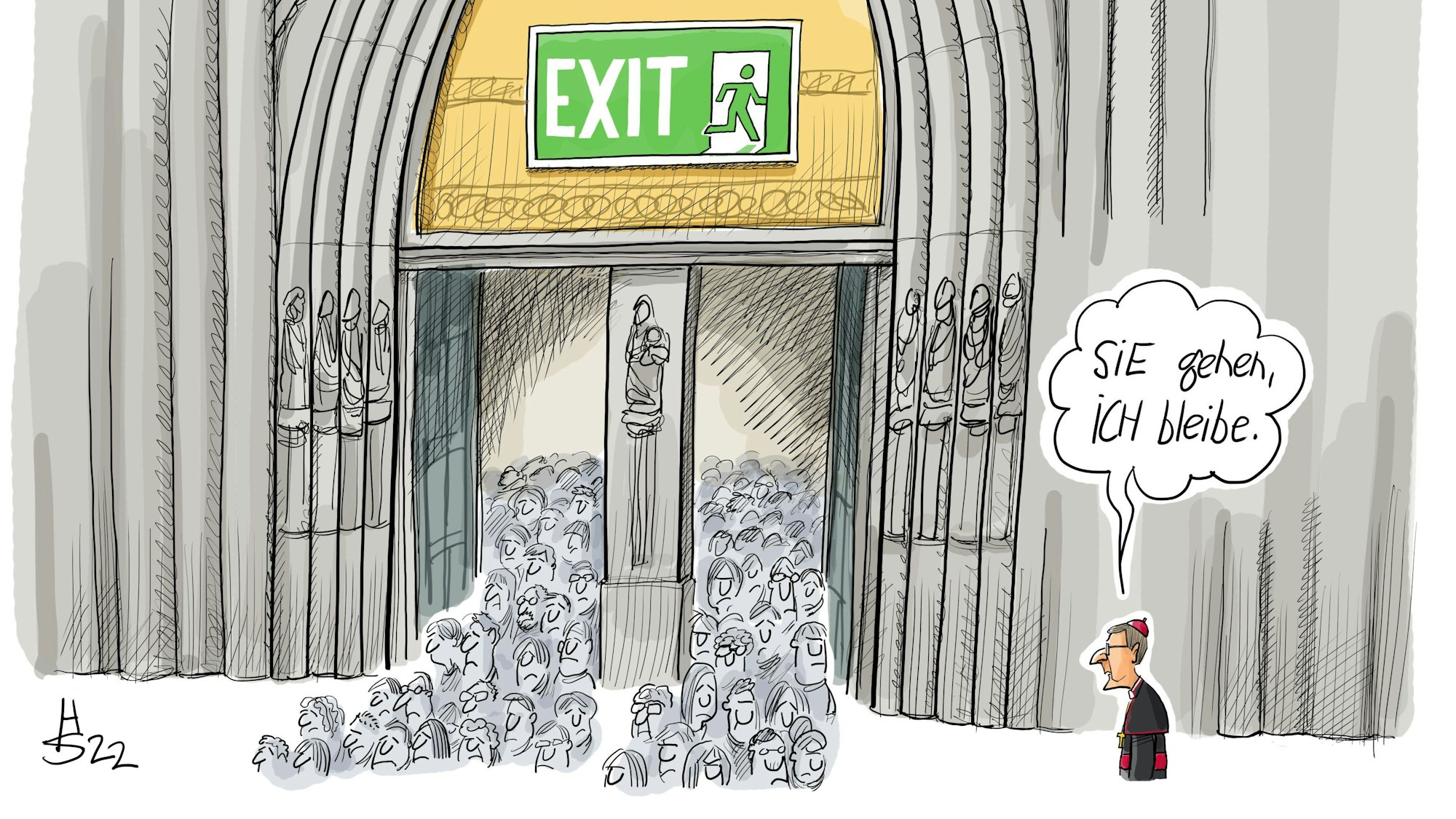 Kardinal Rainer Woelki – Thema unter anderem im April.