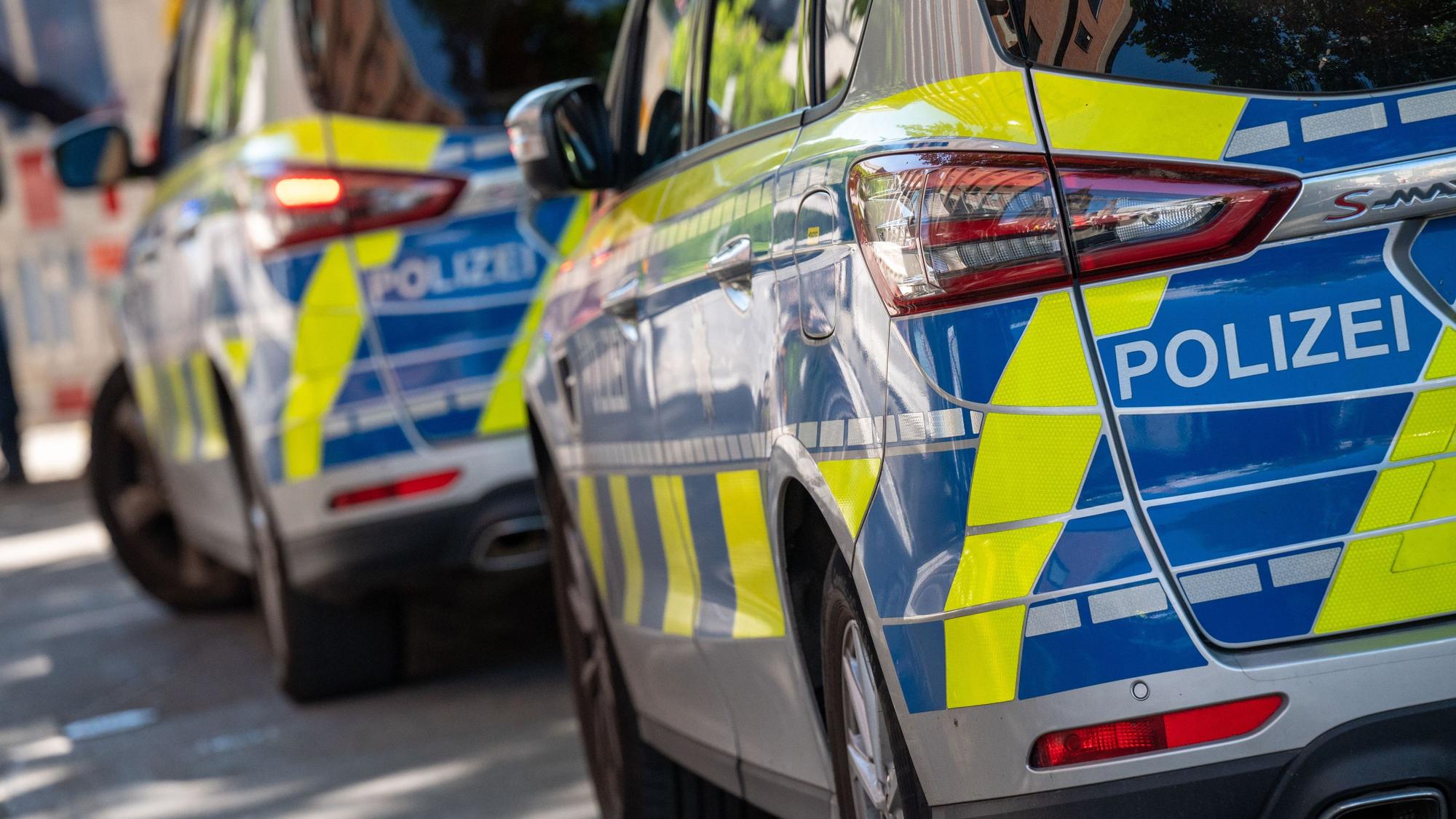 Streifenwagen der Polizei.