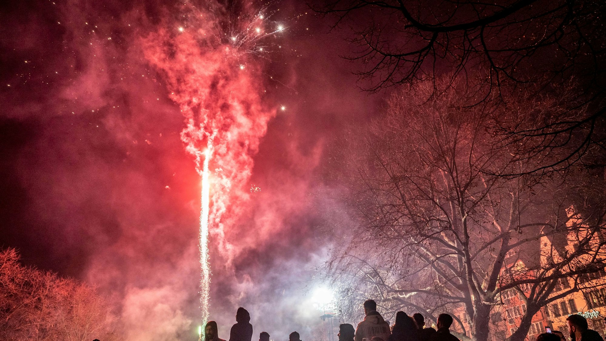 Silvester in der Kölner Innenstadt