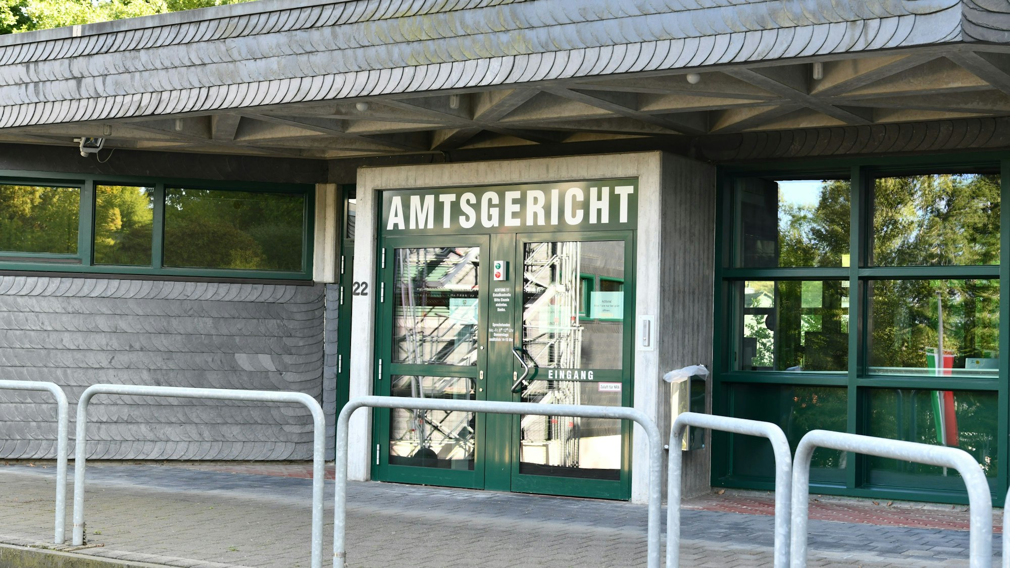 Eingang des Amtsgerichts.