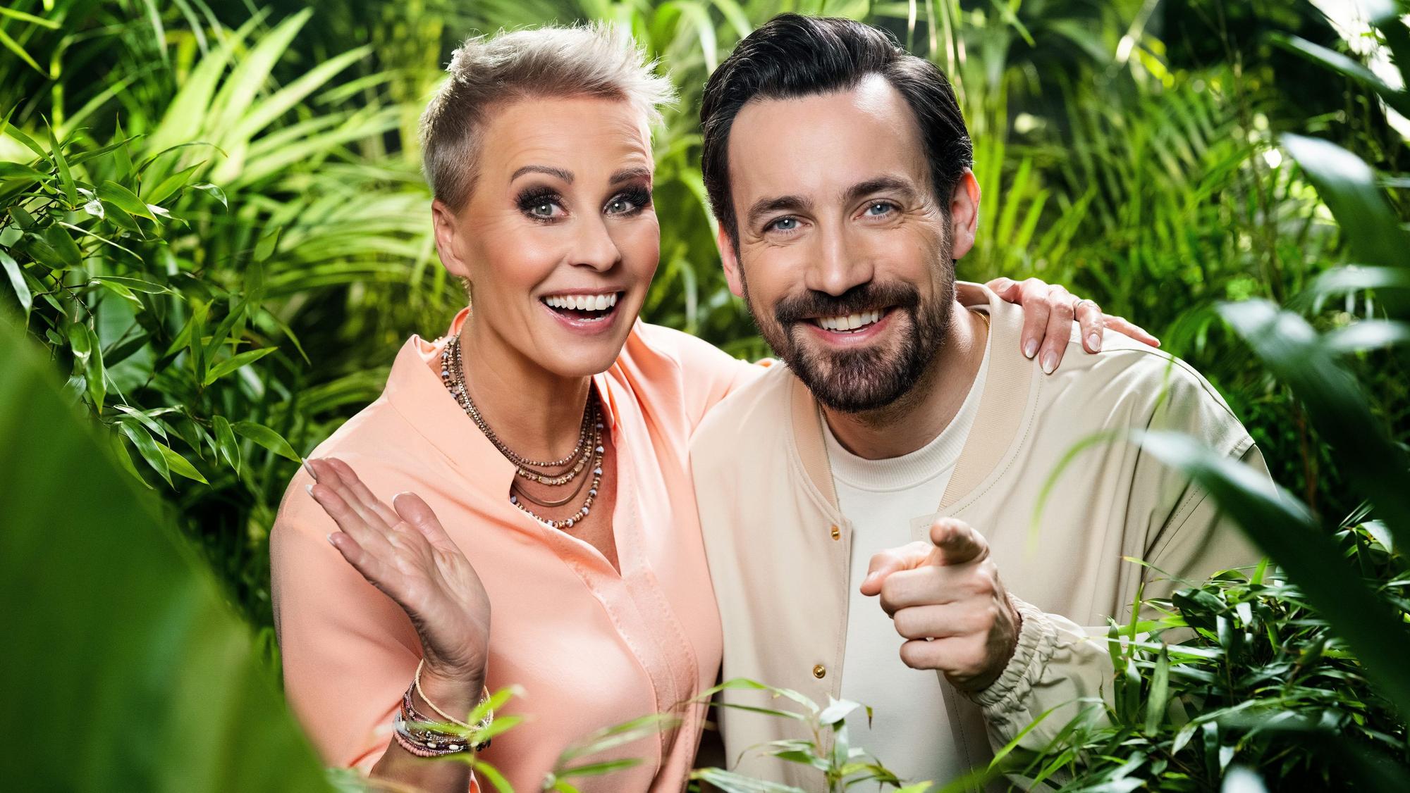 Dauer-Moderatorin Sonja Zietlow mit Neu-Moderator Jan Köppen.