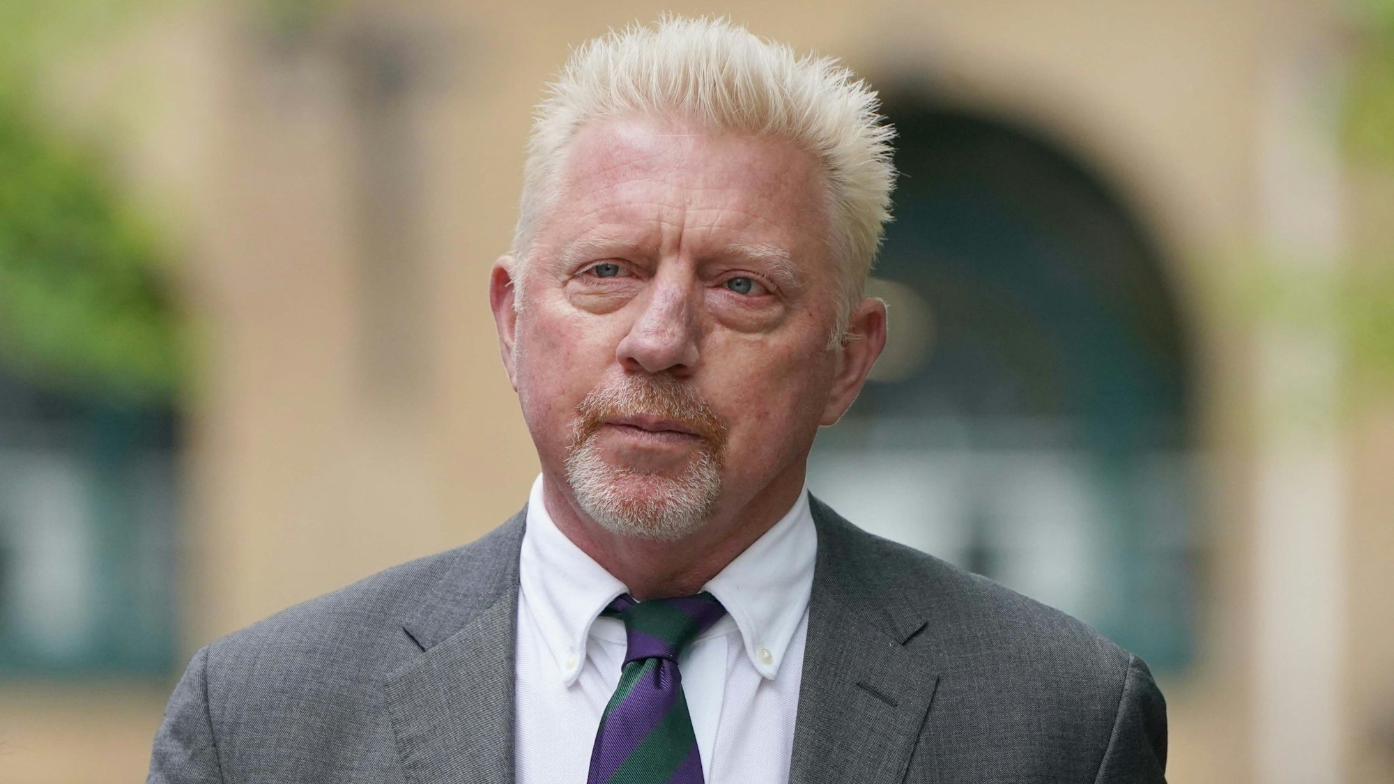 Boris Becker bei der Urteilsverkündung am Southwark Crown Court.