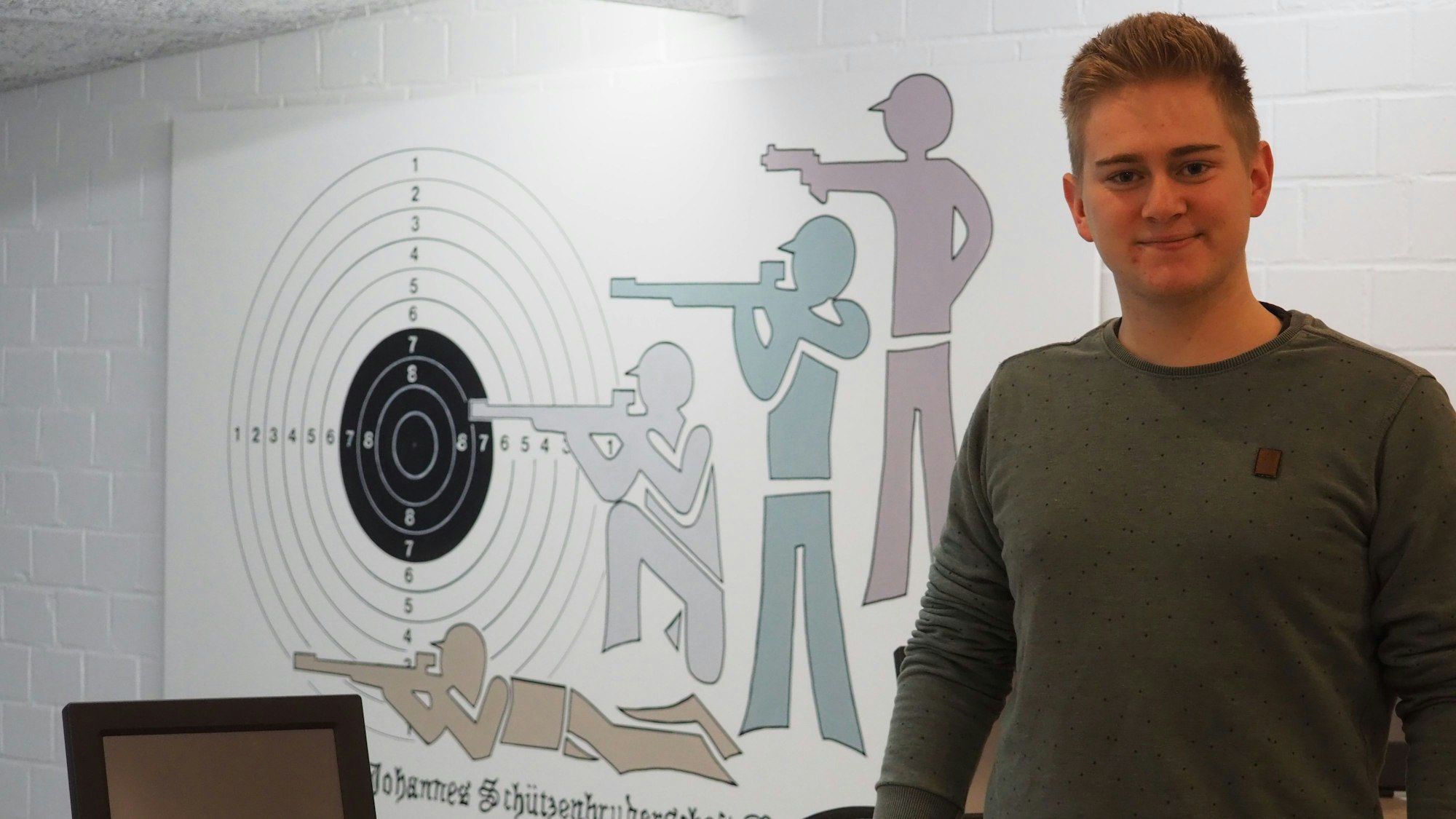 Fuchs am Schießstand drinnen.