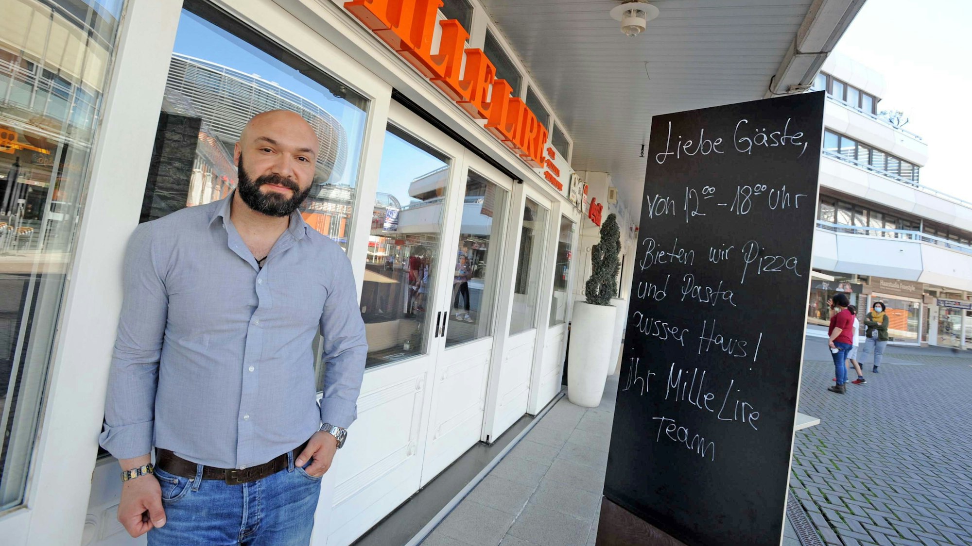 Igor Milosevic vom Wiesdorfer Mille Lire
Bild: Britta Ber