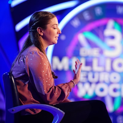 Anna Öhlrich-Faustmann aus Düsseldorf im RTL-Studio.