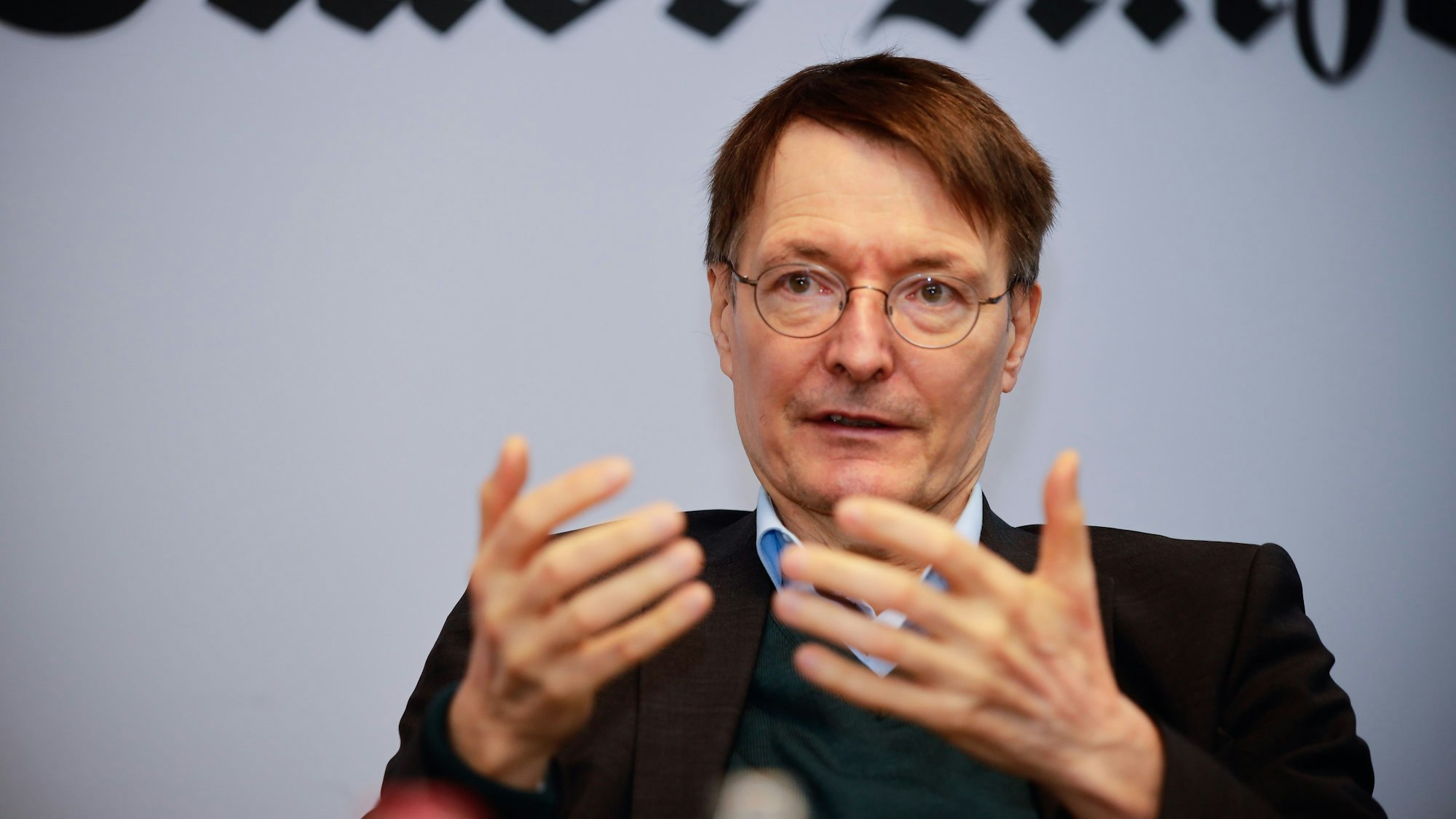 Besuch von Karl Lauterbach (Gesundheitsminister) in der Redaktion des Kölner Stadt-Anzeigers