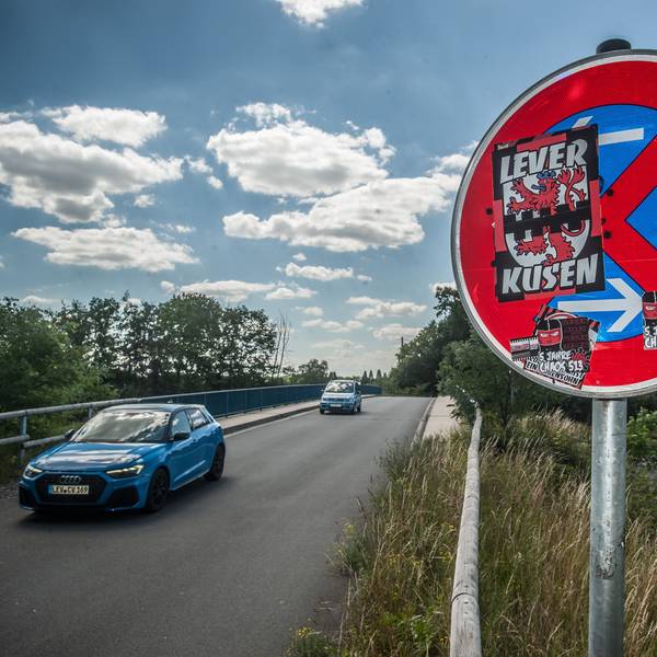 An der Autobahnbrücke im Kurtekotten. Wird für Autos gesperrt. Foto: Ralf Krieger