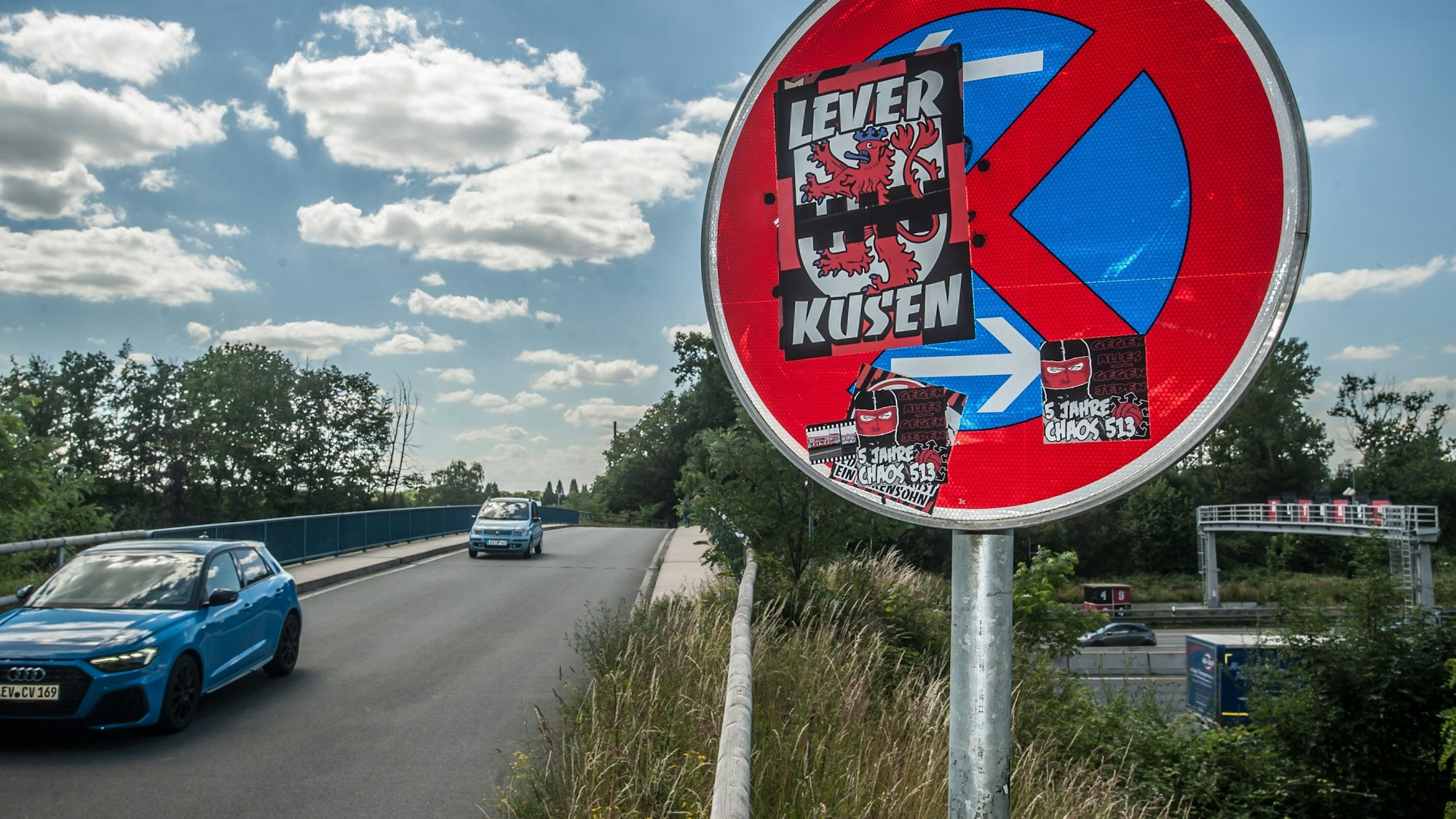 An der Autobahnbrücke im Kurtekotten. Wird für Autos gesperrt. Foto: Ralf Krieger