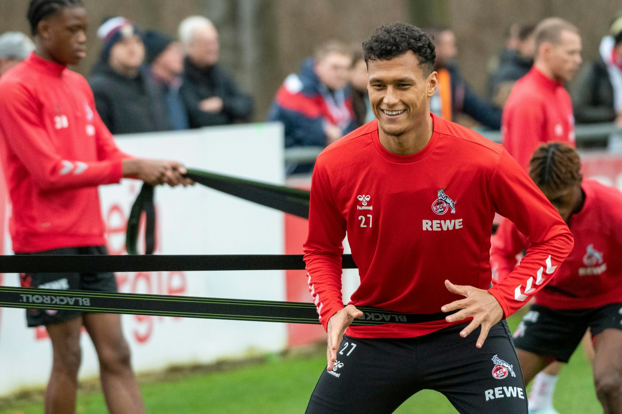Stürmer-Neuzugang Davie Selke trainiert beim Bundesligisten 1. FC Köln