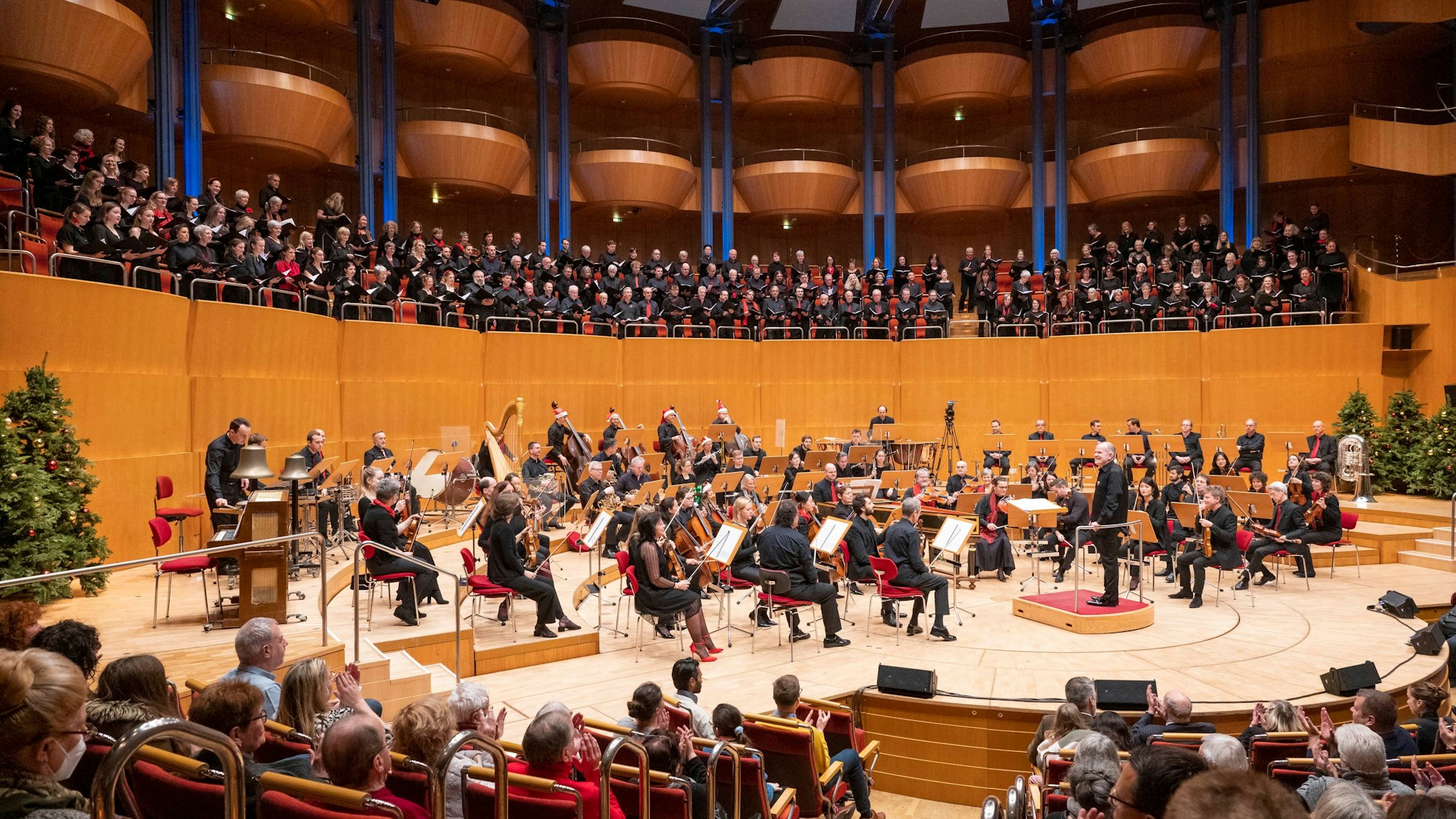 Der Saal der Philharmonie.