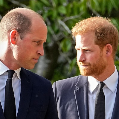 Die Brüder haben sich nicht mehr viel zu sagen: Prinz William und Prinz Harry im September 2022 bei den Trauerfeierlichkeiten für Königin Elizabeth II.