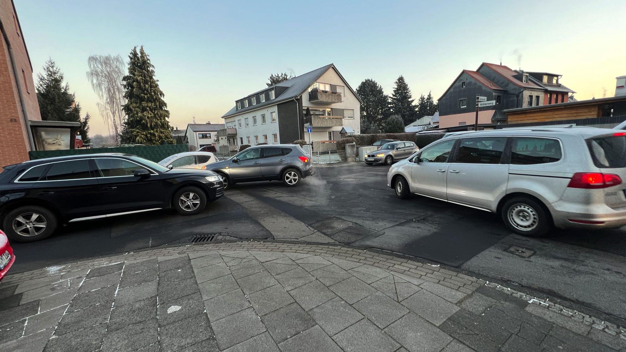 Die Kreuzung an der Ecke Gronaustraße/Mühlenweg.
