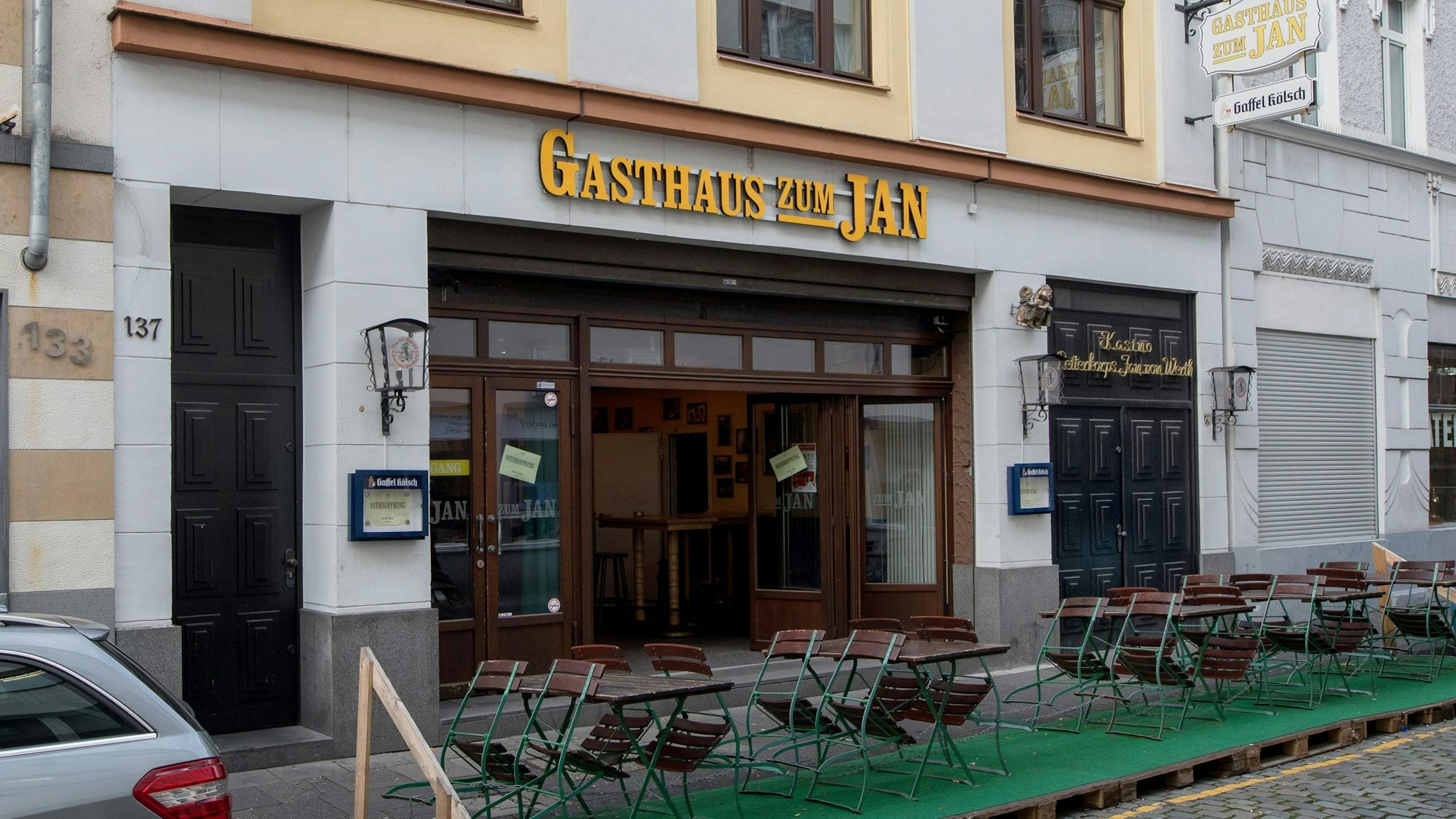 Köln: Außenansicht vom Gasthaus "Zum Jan".