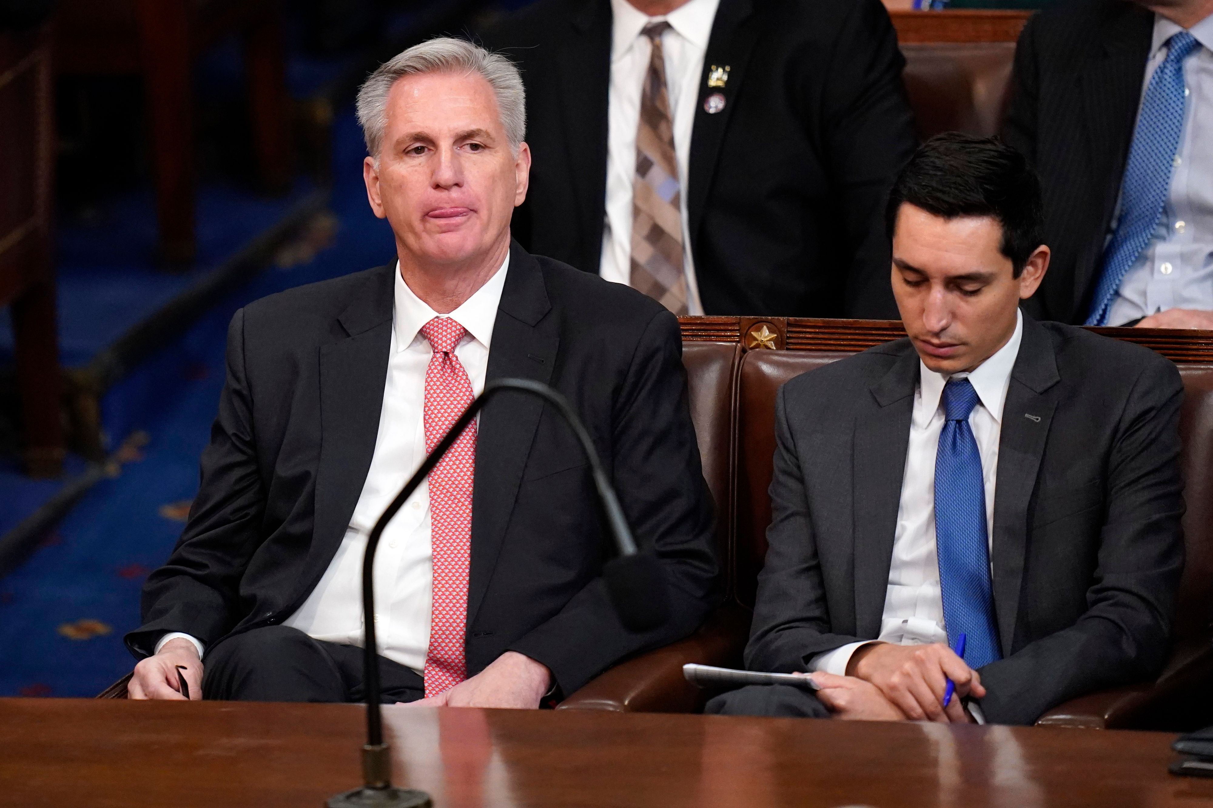 Der Republikaner Kevin McCarthy ist auch im siebten Wahlgang durchgefallen.