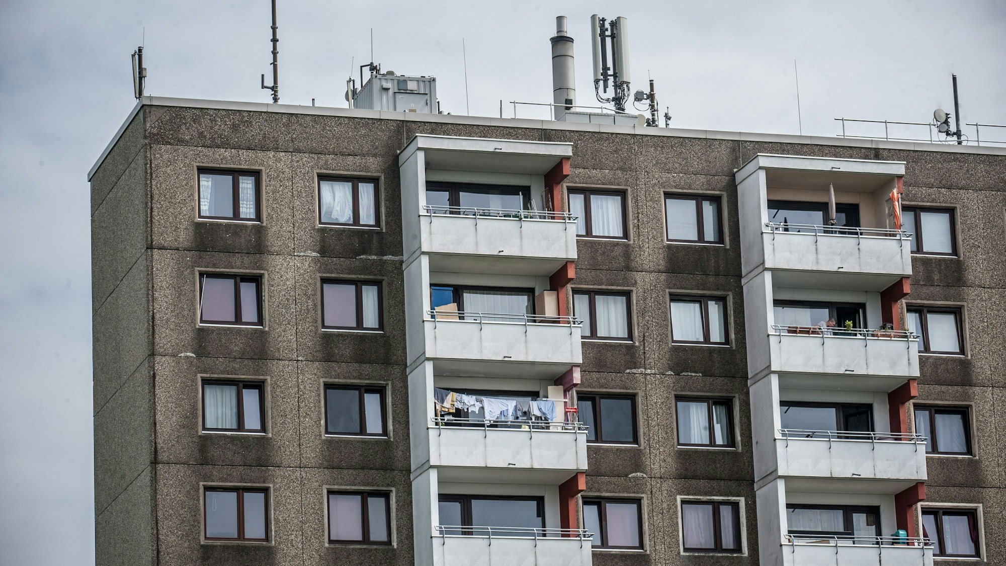 Blick auf die Derr-Siedlung, die heute Wohnpark Steinbüchel genannt wird