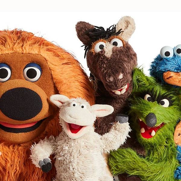Elmo, Ernie, Bert und Samson aus der deutschen Sesamstraße